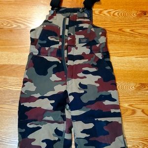 WALLS BLIZZARD PRUF CAMO OVERALL BIBS 12/14
